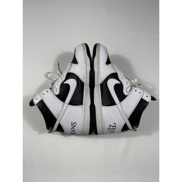Nike SB X Supreme Dunk High Mens Size 10 White Black By Any Means DN3741-002 main image 10